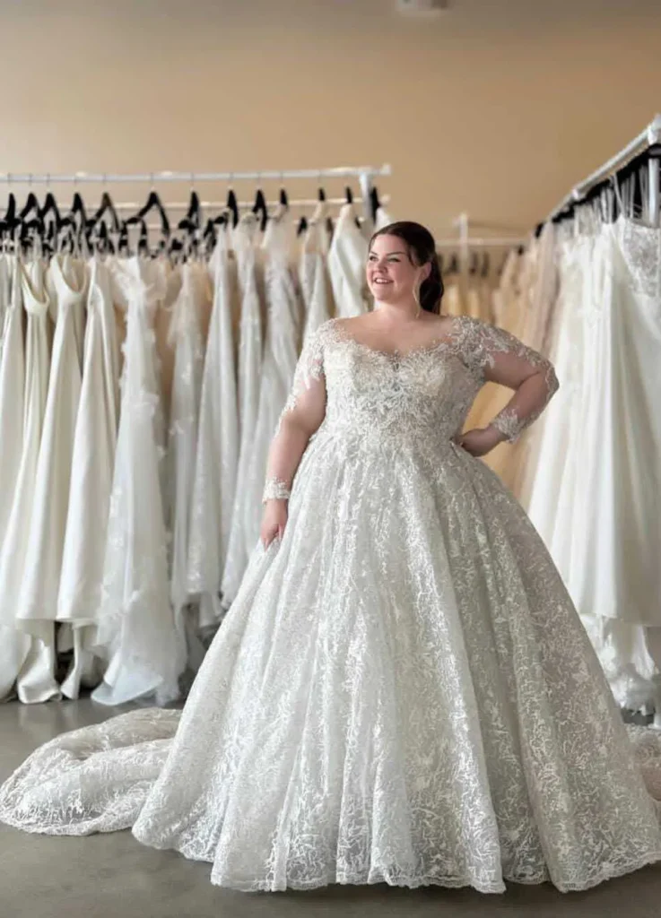 plus size wedding dress