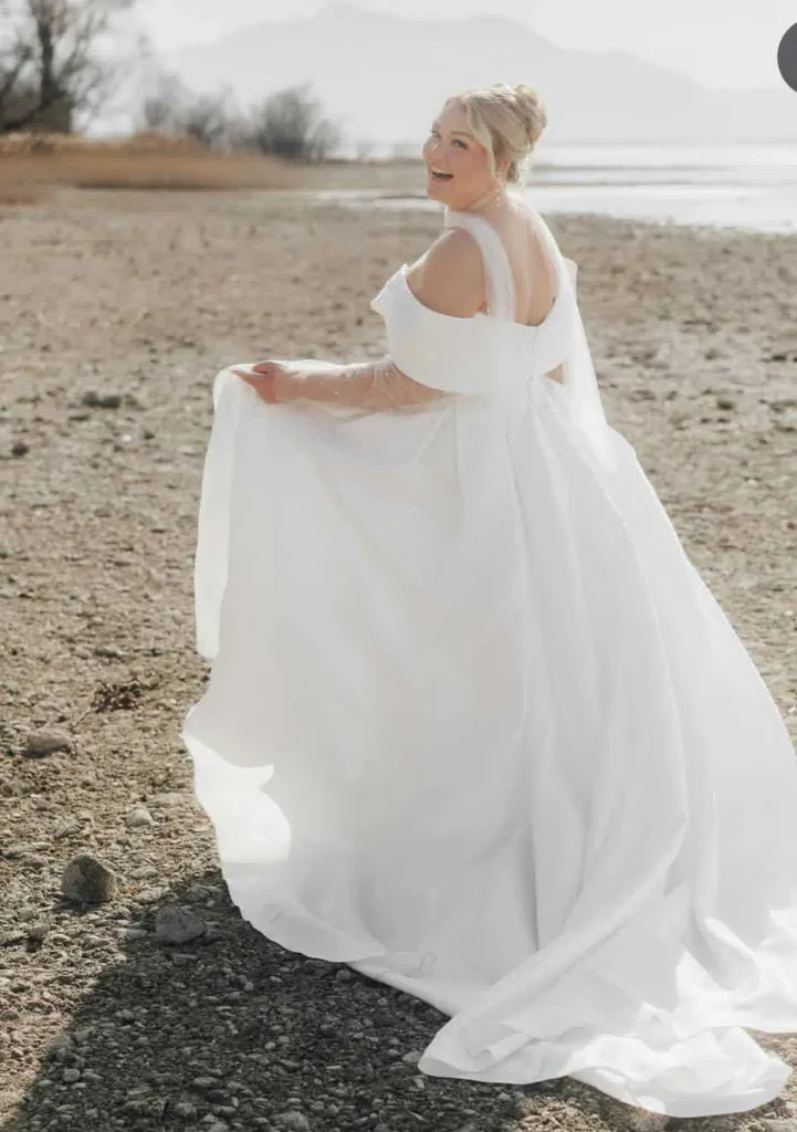 plus size wedding dress