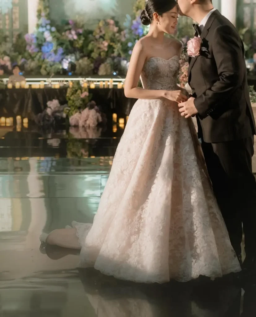 wedding reception dress